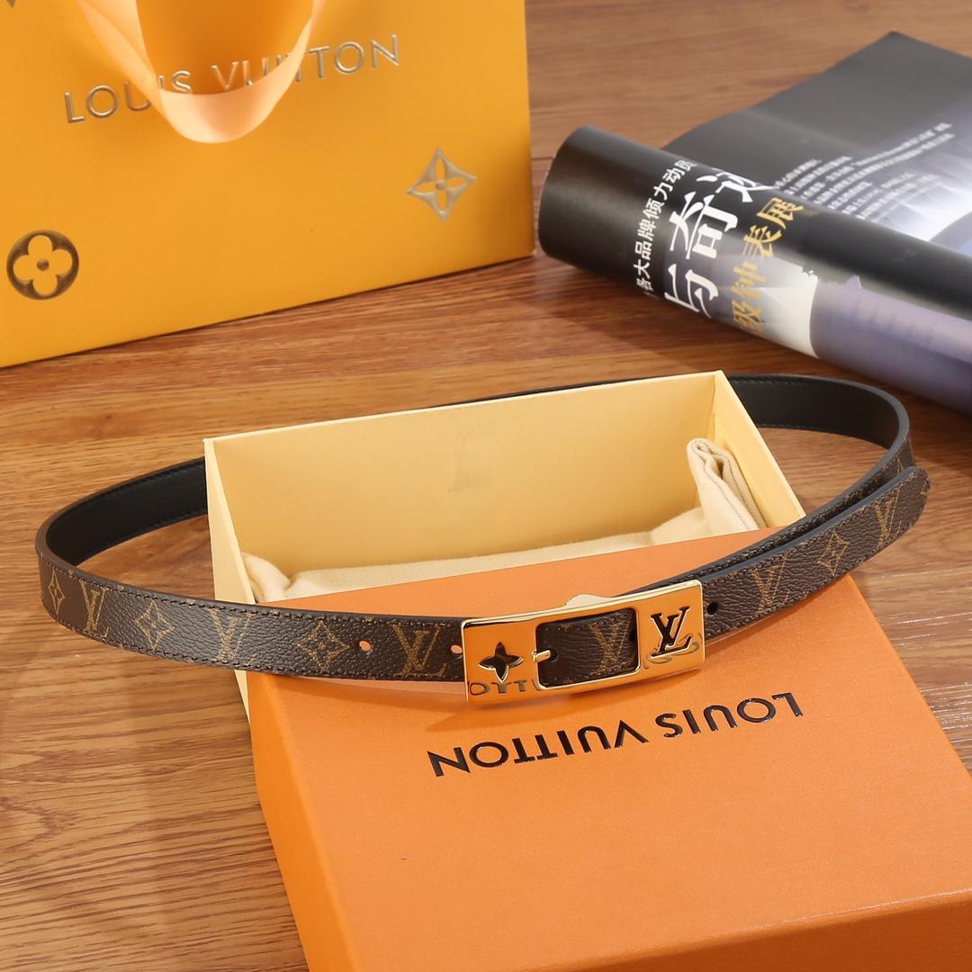 Louis Vuitton LV Duo 18MM Reversible Belt    M8296W - 