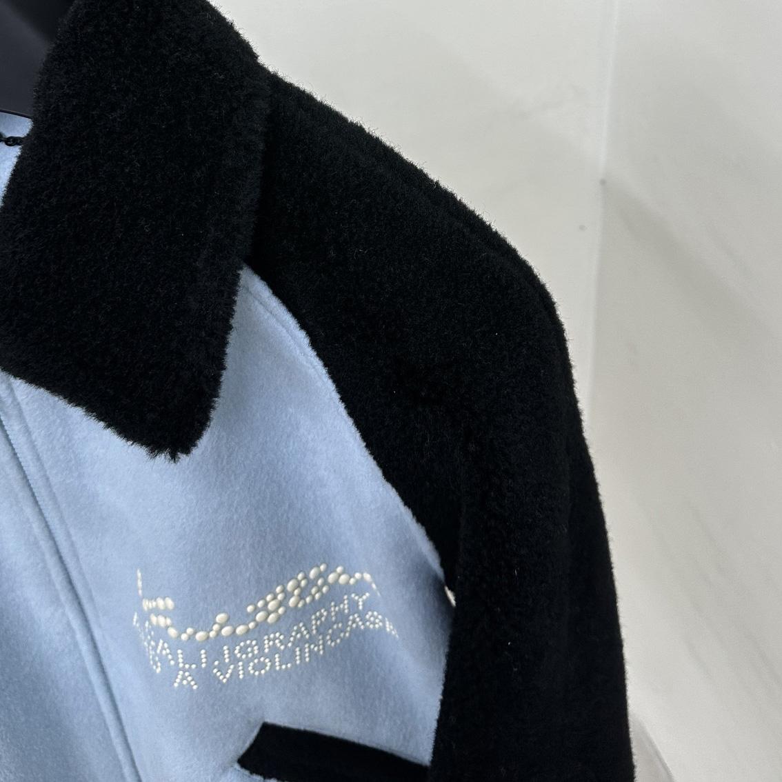 Louis Vuitton Shearling Wool Varsity Blouson    1AFAJE - PerfectKickZ