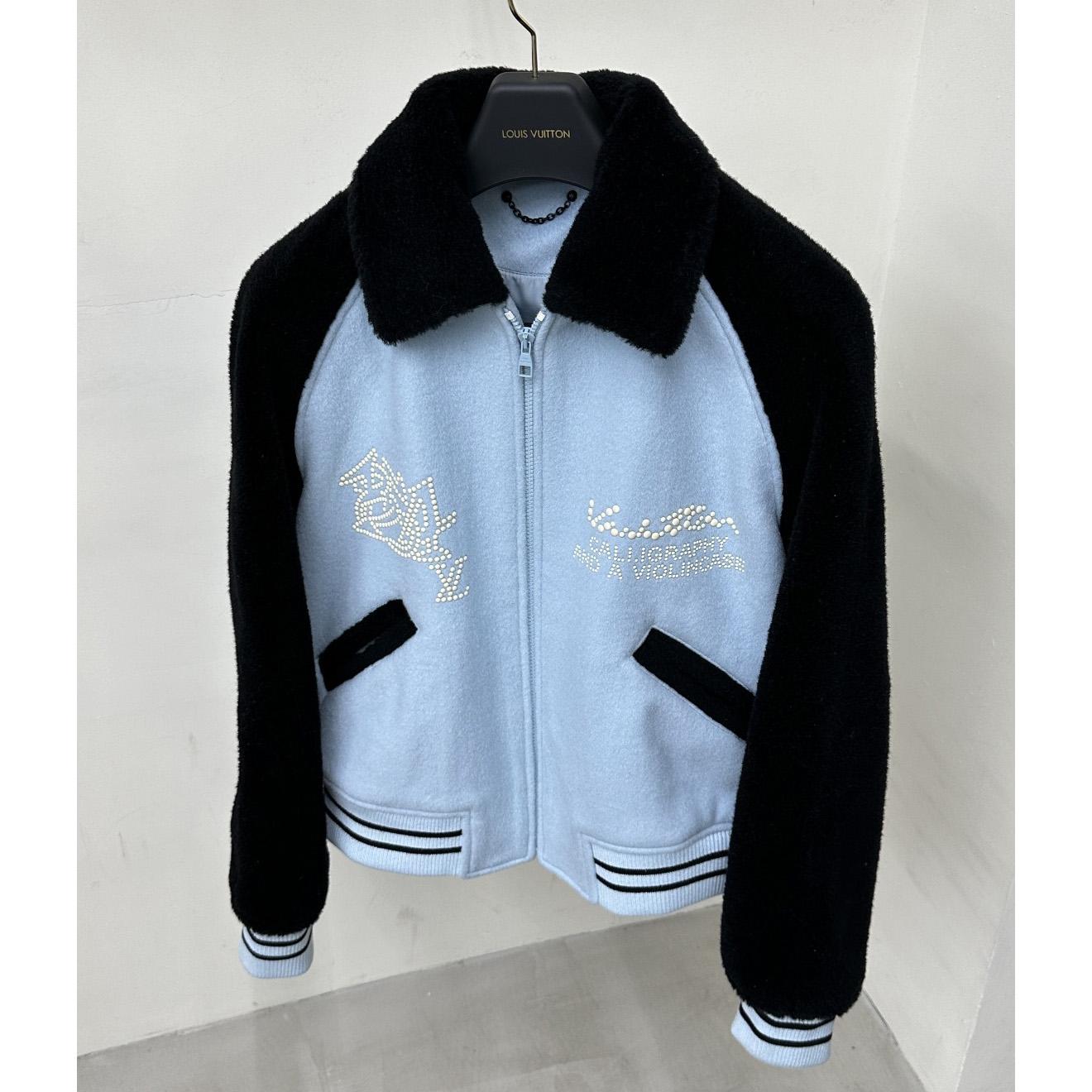 Louis Vuitton Shearling Wool Varsity Blouson    1AFAJE - PerfectKickZ