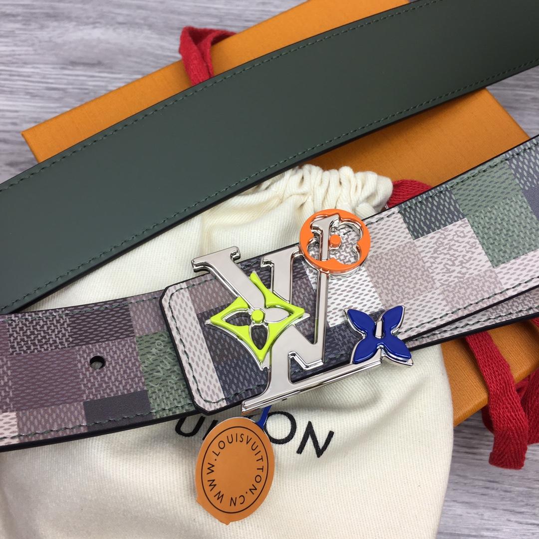 LV Blossom 40mm Reversible Belt - PerfectKickZ