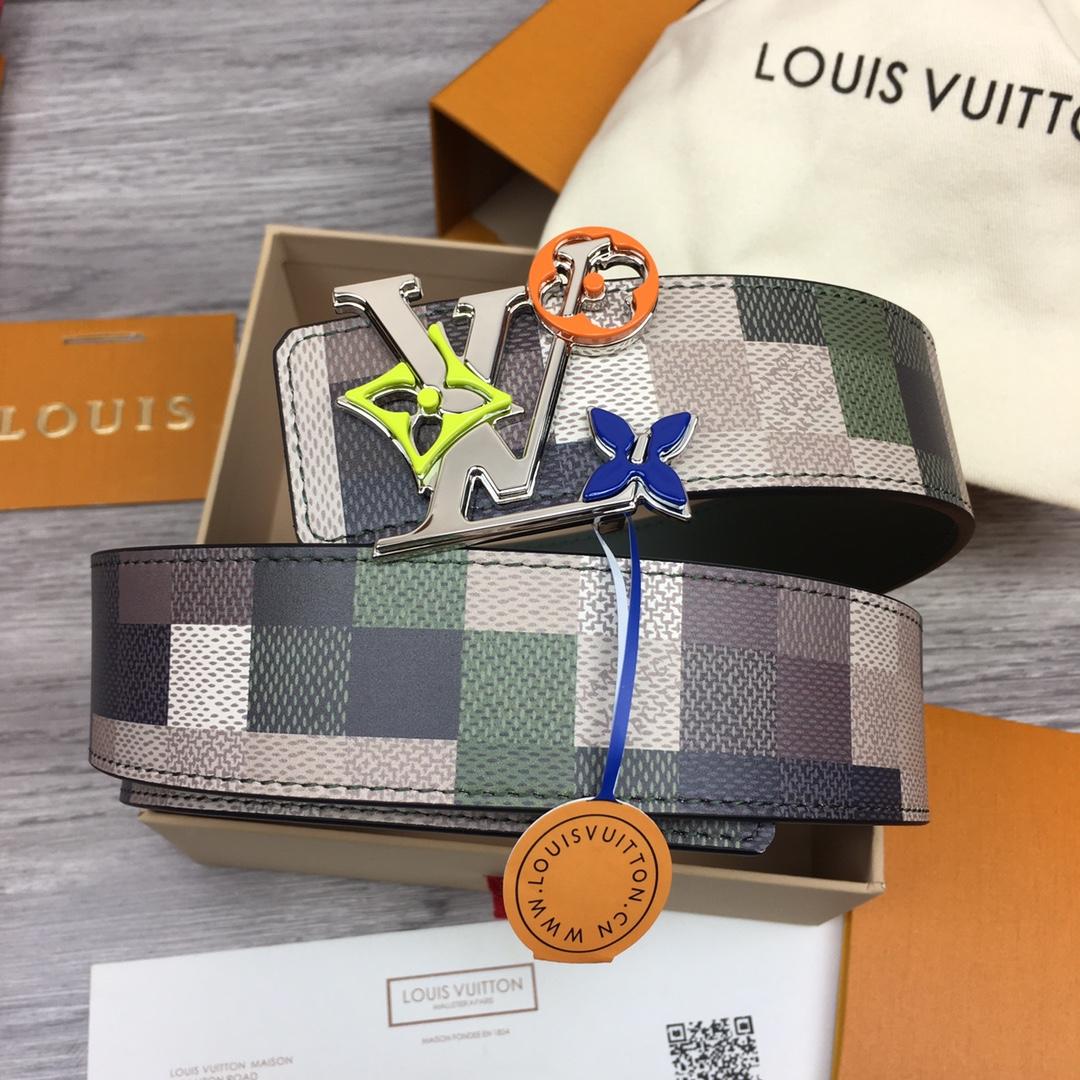 LV Blossom 40mm Reversible Belt - PerfectKickZ