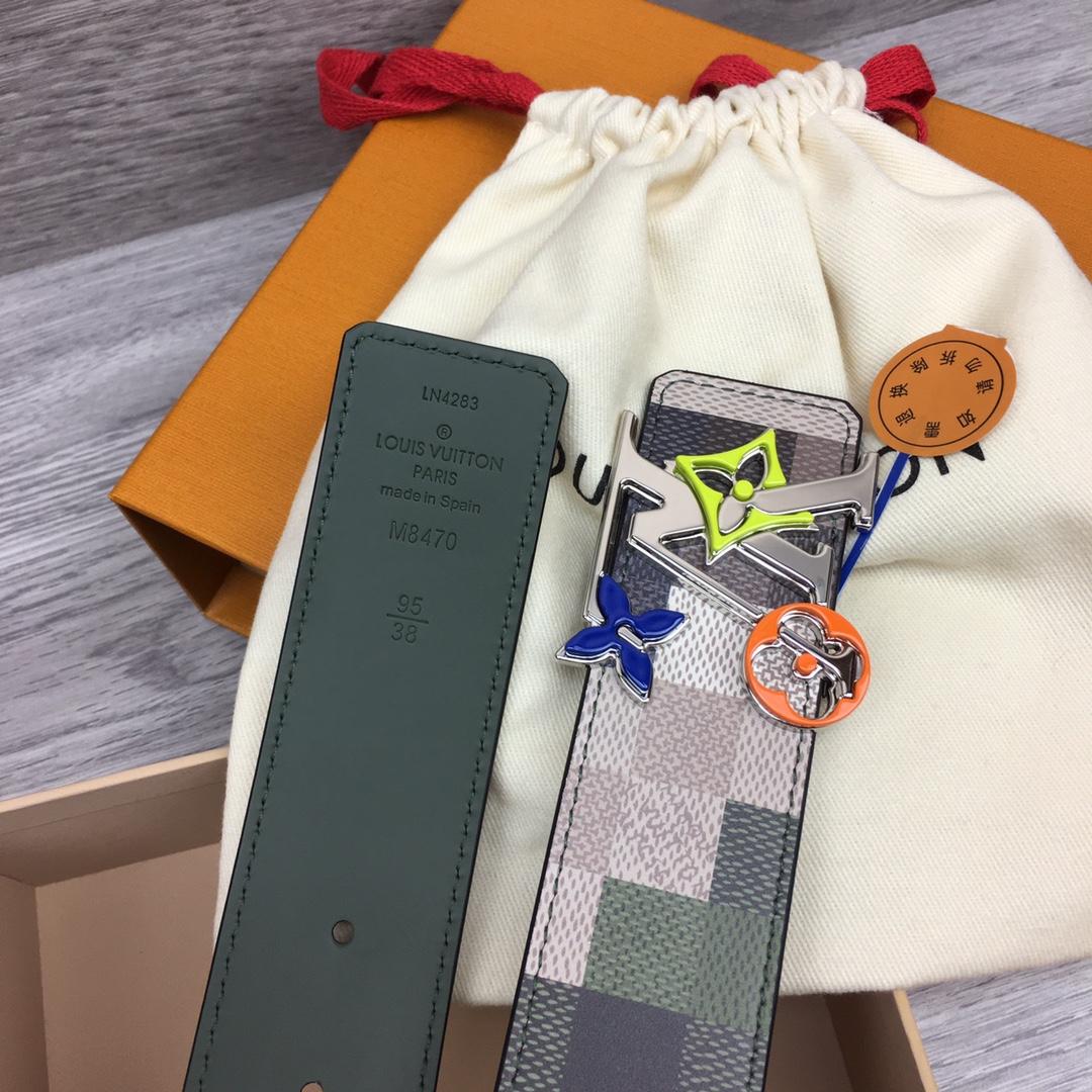 LV Blossom 40mm Reversible Belt - PerfectKickZ