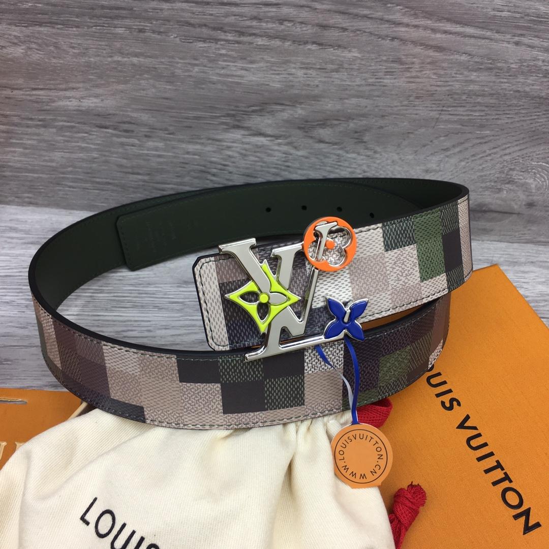 LV Blossom 40mm Reversible Belt - PerfectKickZ