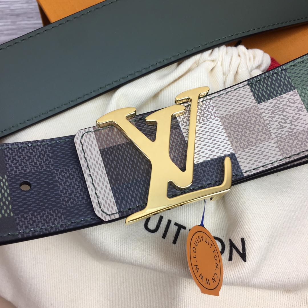 Louis Vuitton LV Mega Pixel 40mm Reversible Belt - PerfectKickZ