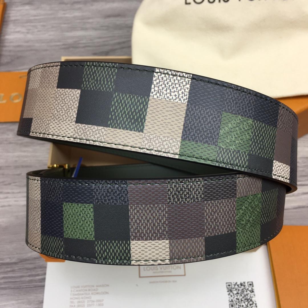 Louis Vuitton LV Mega Pixel 40mm Reversible Belt - PerfectKickZ