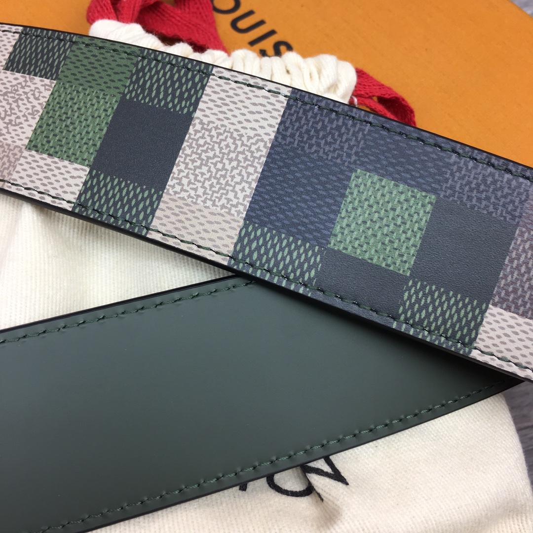 Louis Vuitton LV Mega Pixel 40mm Reversible Belt - PerfectKickZ
