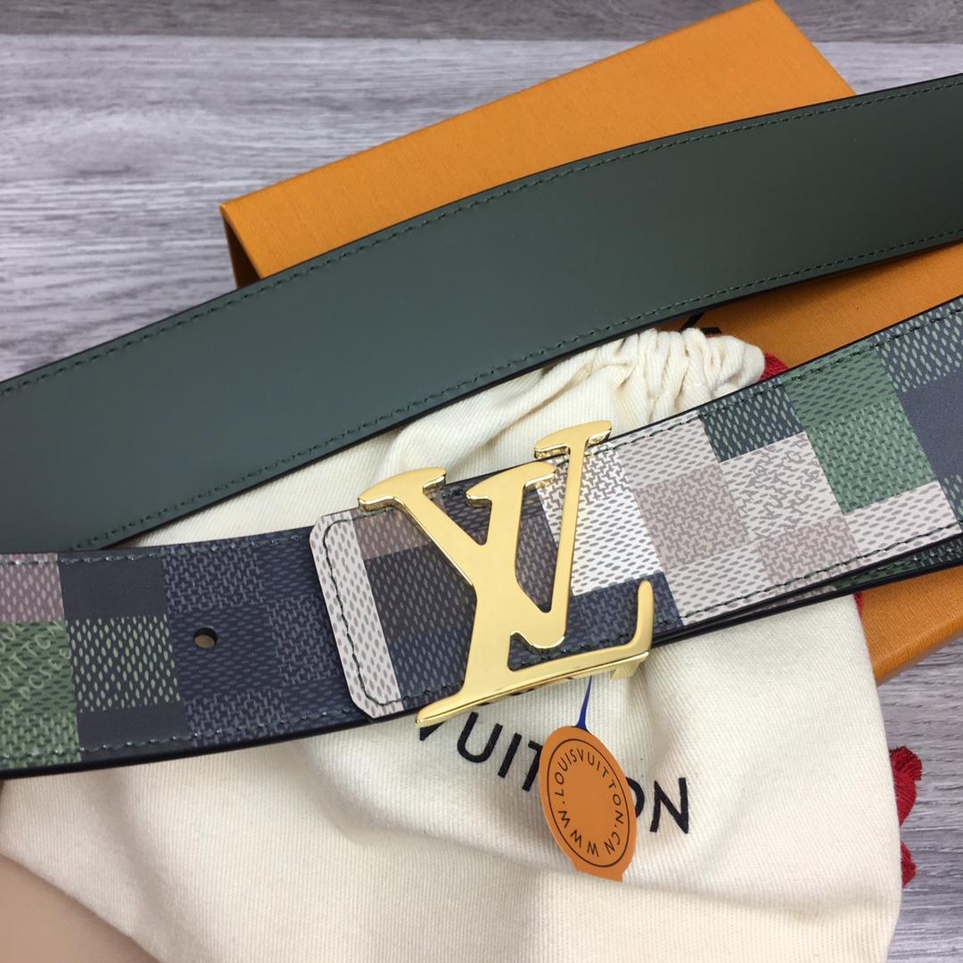 Louis Vuitton LV Mega Pixel 40mm Reversible Belt - PerfectKickZ