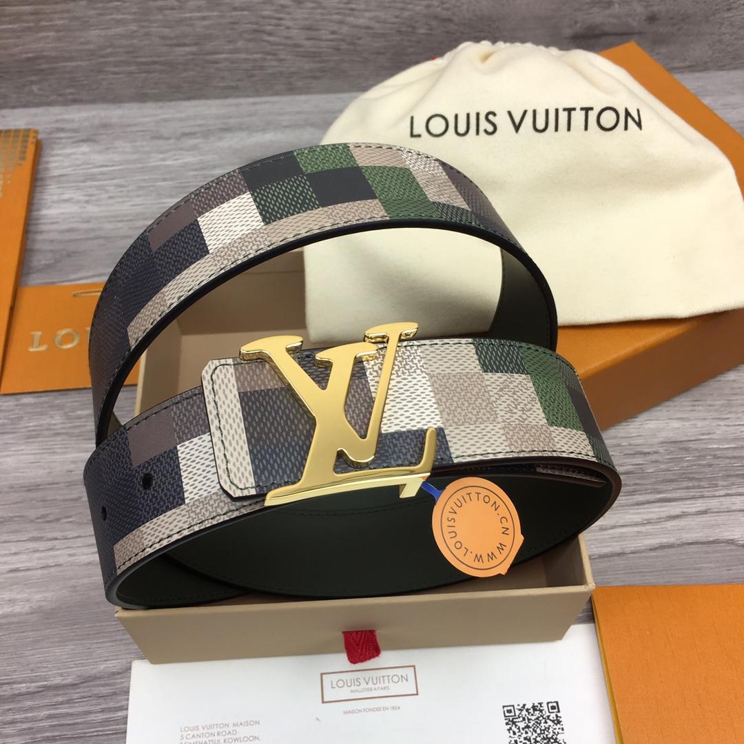 Louis Vuitton LV Mega Pixel 40mm Reversible Belt - PerfectKickZ