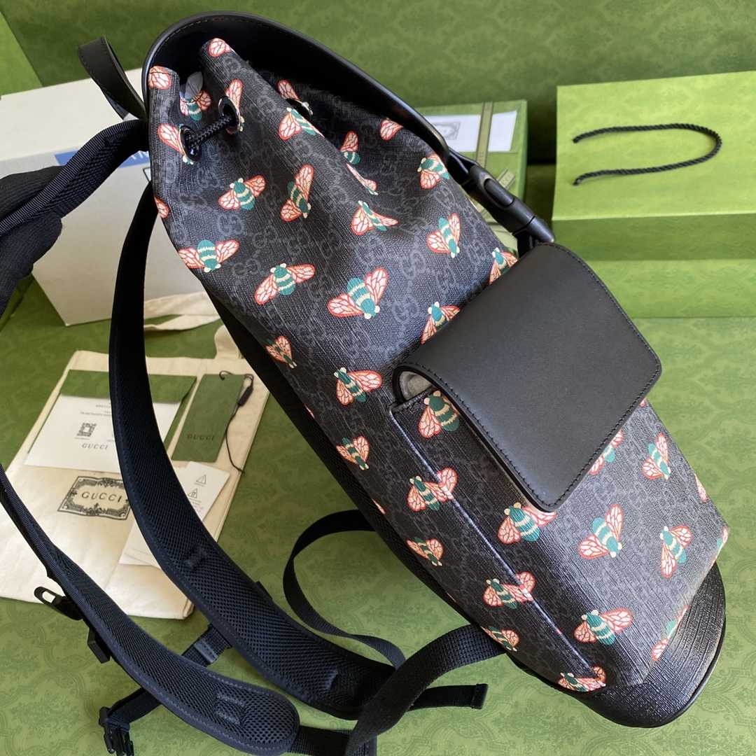 Gucci Bestiary Backpack With Bees  (34*42*16cm) - PerfectKickZ