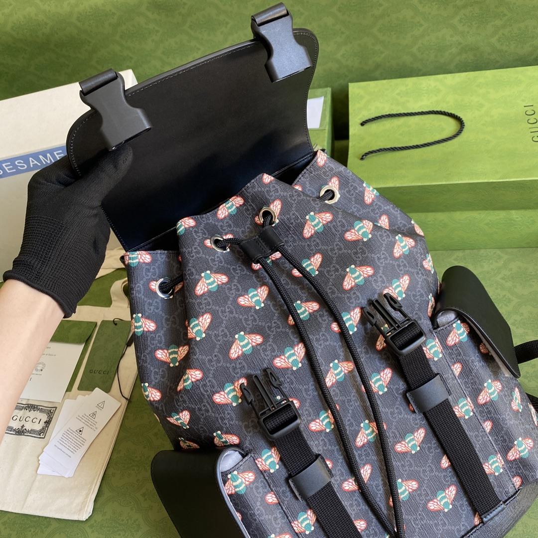 Gucci Bestiary Backpack With Bees  (34*42*16cm) - PerfectKickZ