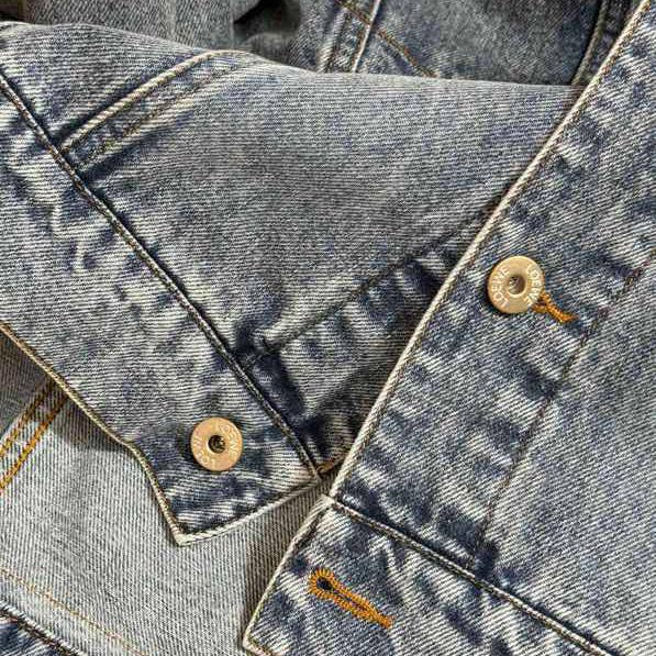 Loewe Anagram Jacket In Denim In Blue  - PerfectKickZ