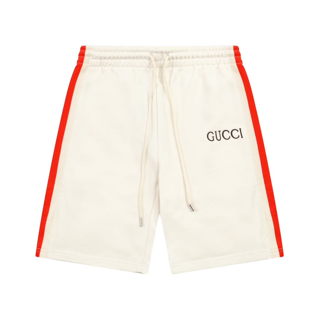 Gucci Cotton Shorts With Web - PerfectKickZ