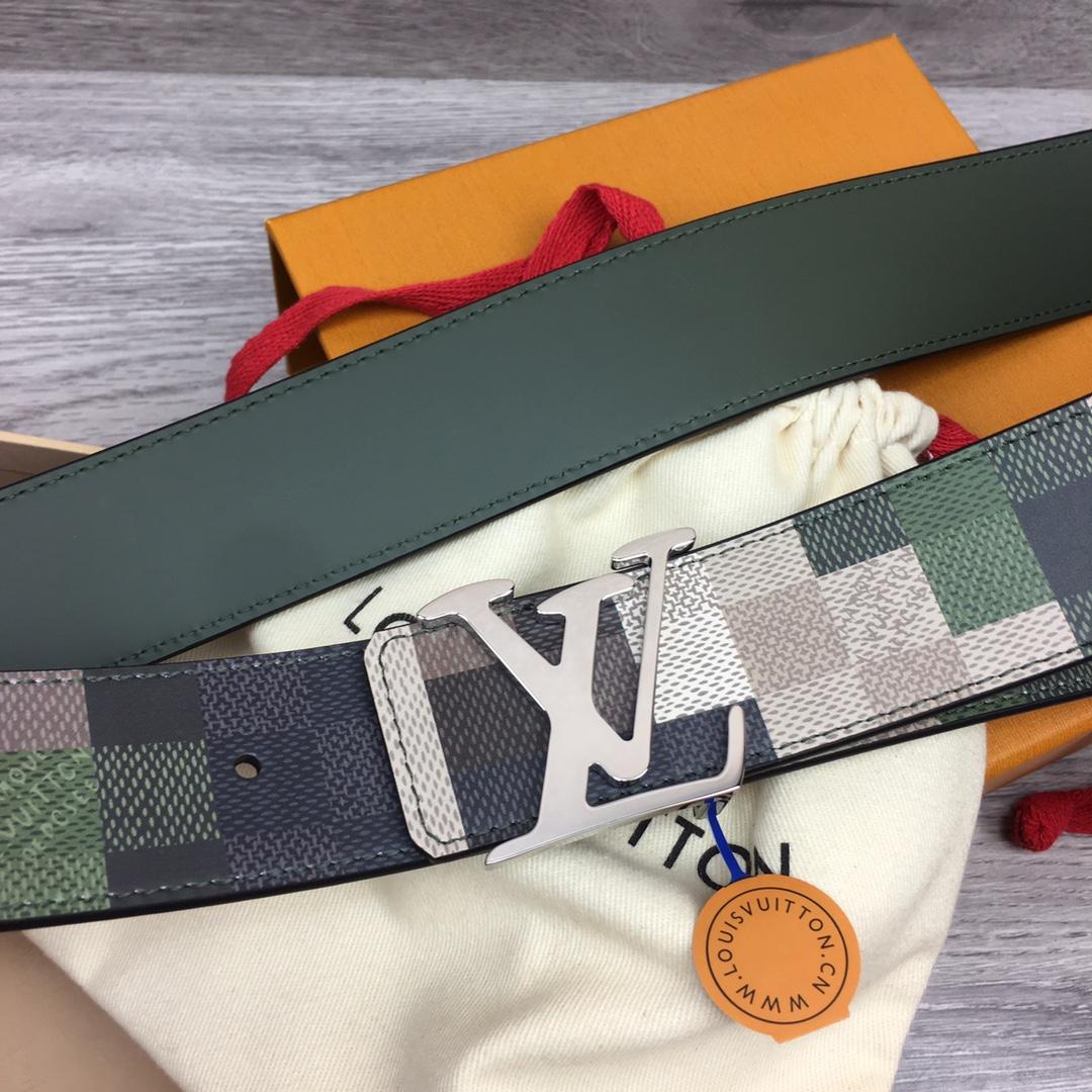 Louis Vuitton LV Mega Pixel 40mm Reversible Belt - PerfectKickZ