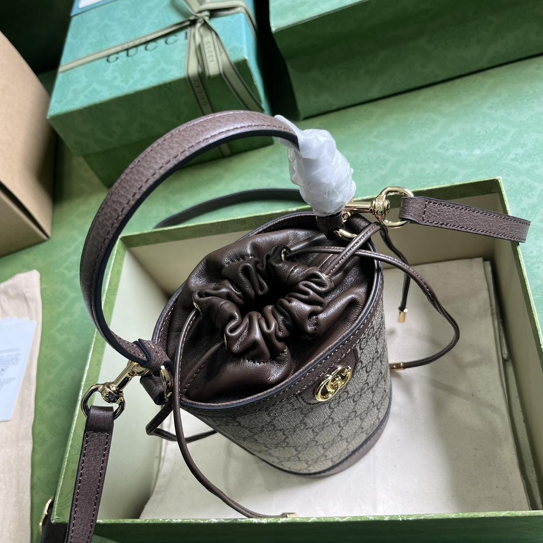 Gucci Ophidia Mini Bucket Bag  (11.5-20-8cm) - PerfectKickZ