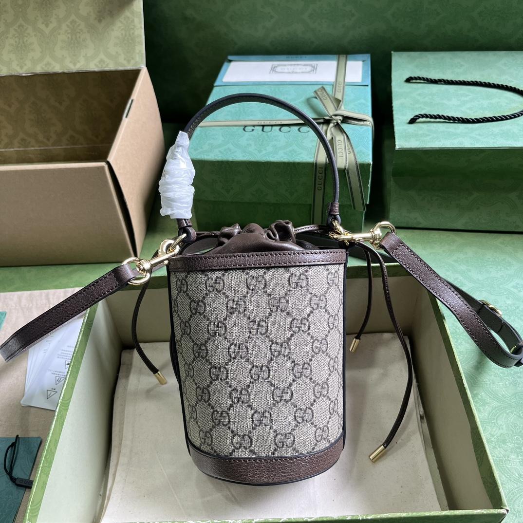 Gucci Ophidia Mini Bucket Bag  (11.5-20-8cm) - PerfectKickZ