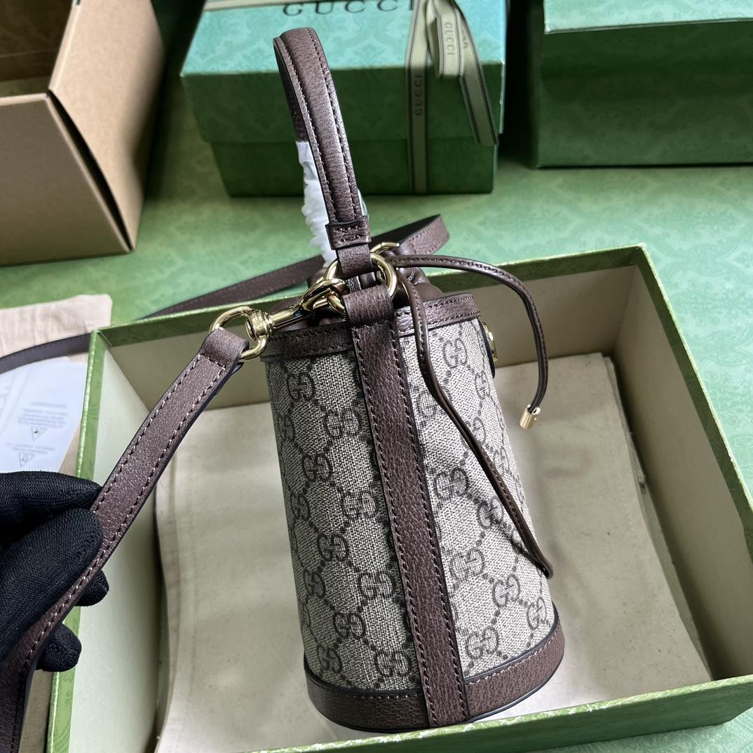 Gucci Ophidia Mini Bucket Bag  (11.5-20-8cm) - PerfectKickZ