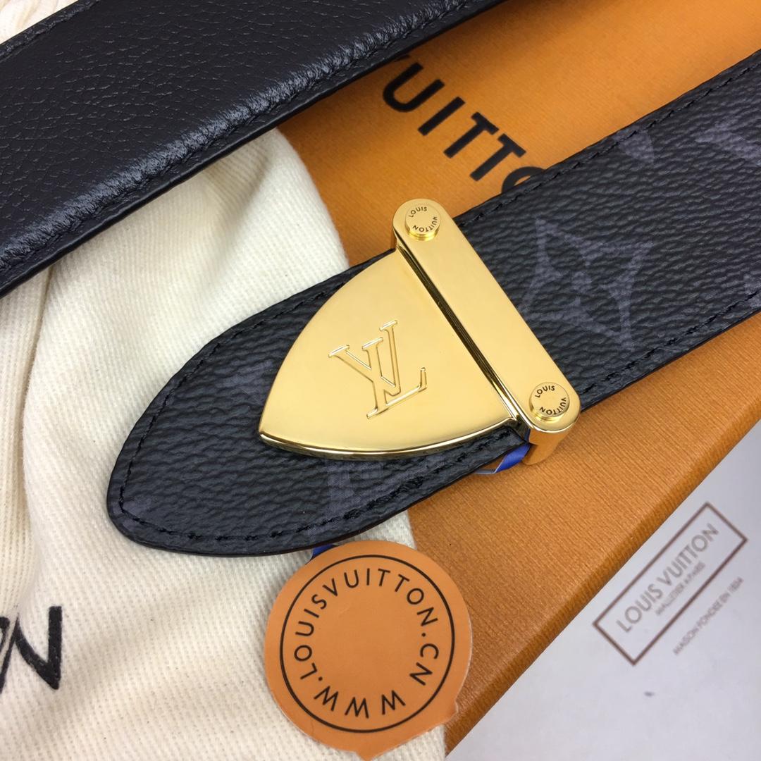 Louis Vuitton LV Trunk 35mm Reversible Belt - PerfectKickZ