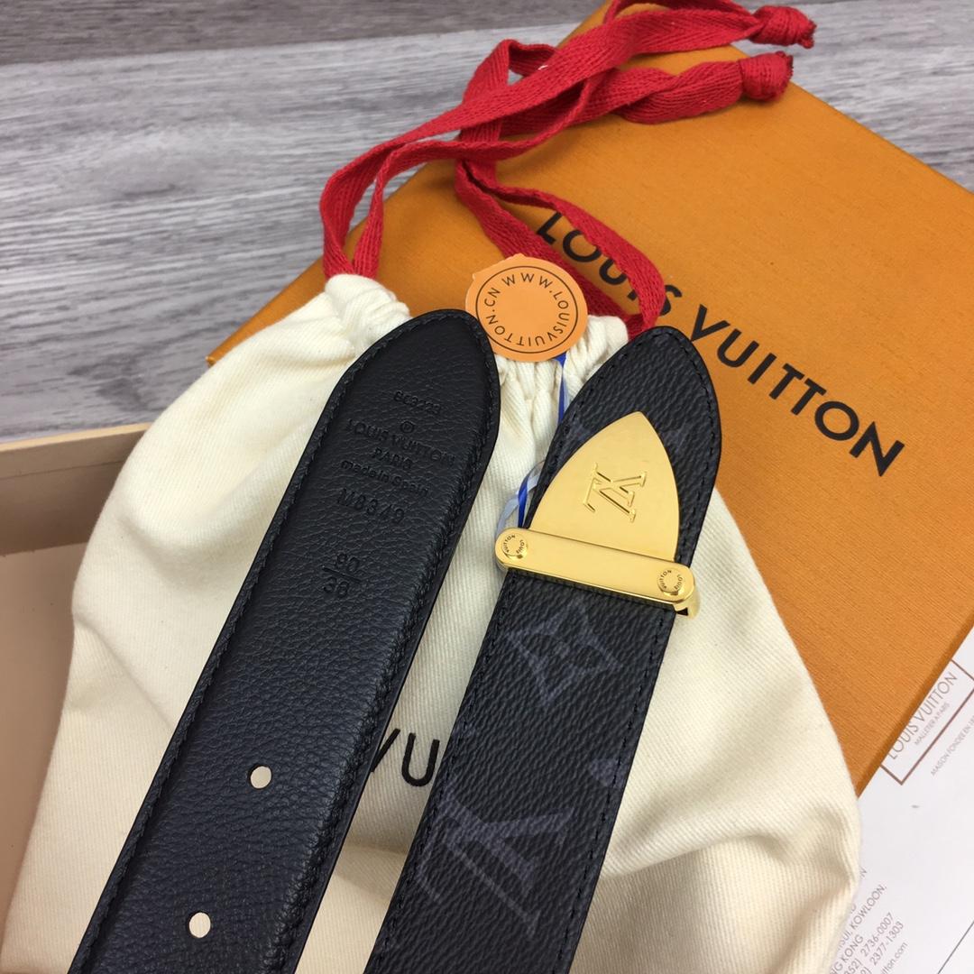 Louis Vuitton LV Trunk 35mm Reversible Belt - PerfectKickZ