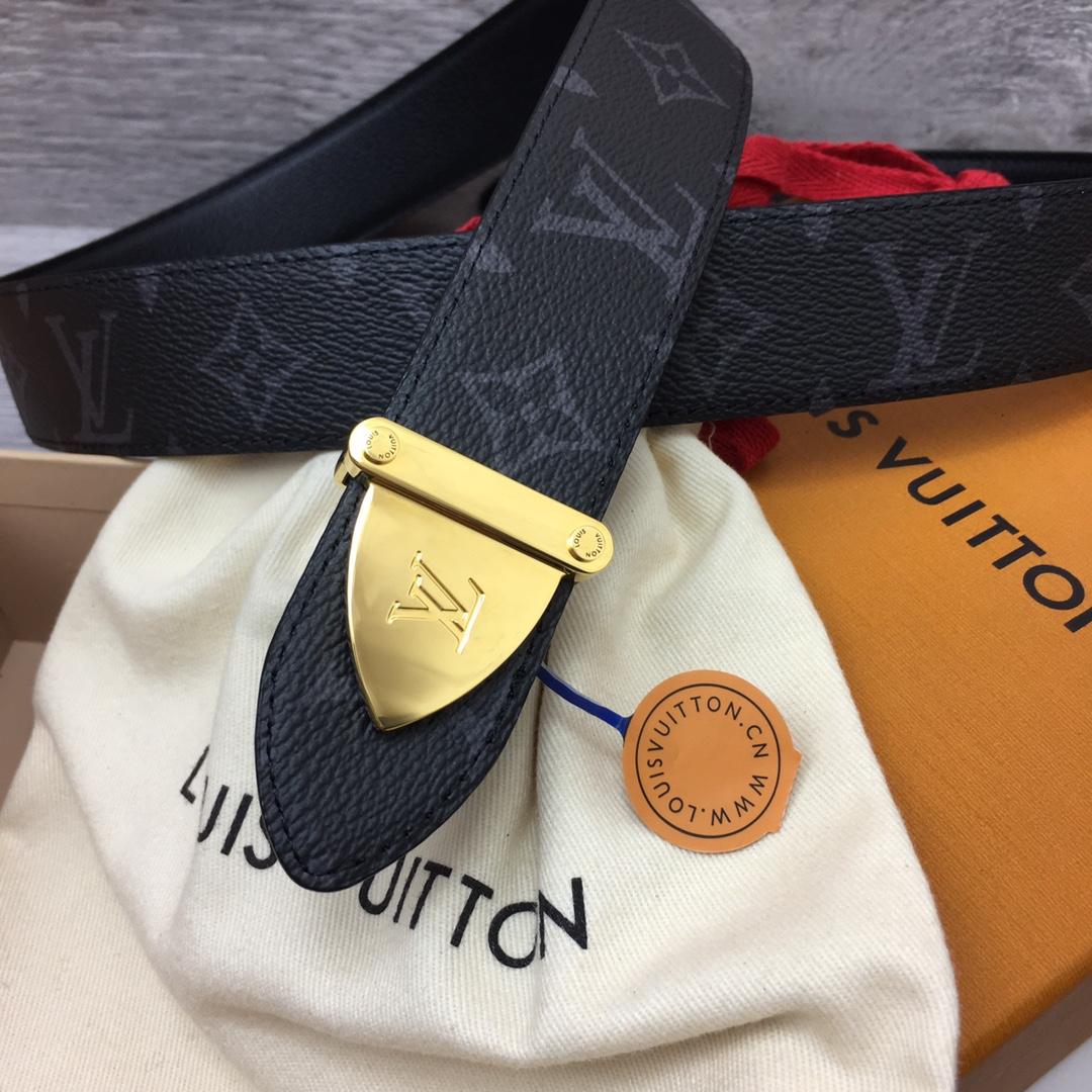 Louis Vuitton LV Trunk 35mm Reversible Belt - PerfectKickZ