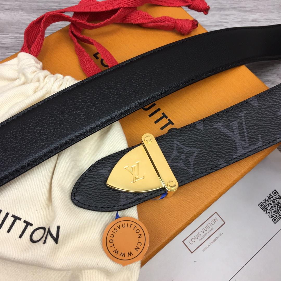 Louis Vuitton LV Trunk 35mm Reversible Belt - PerfectKickZ
