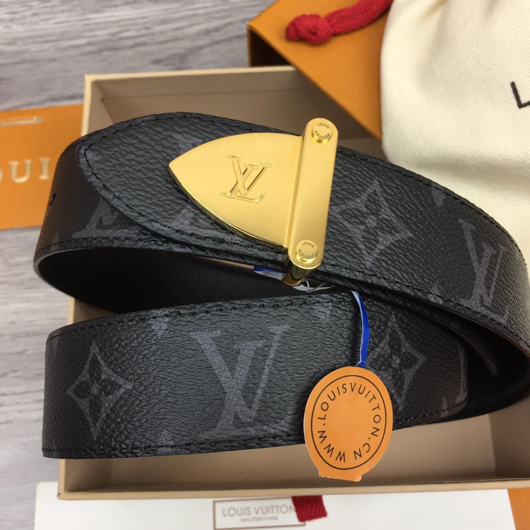 Louis Vuitton LV Trunk 35mm Reversible Belt - PerfectKickZ