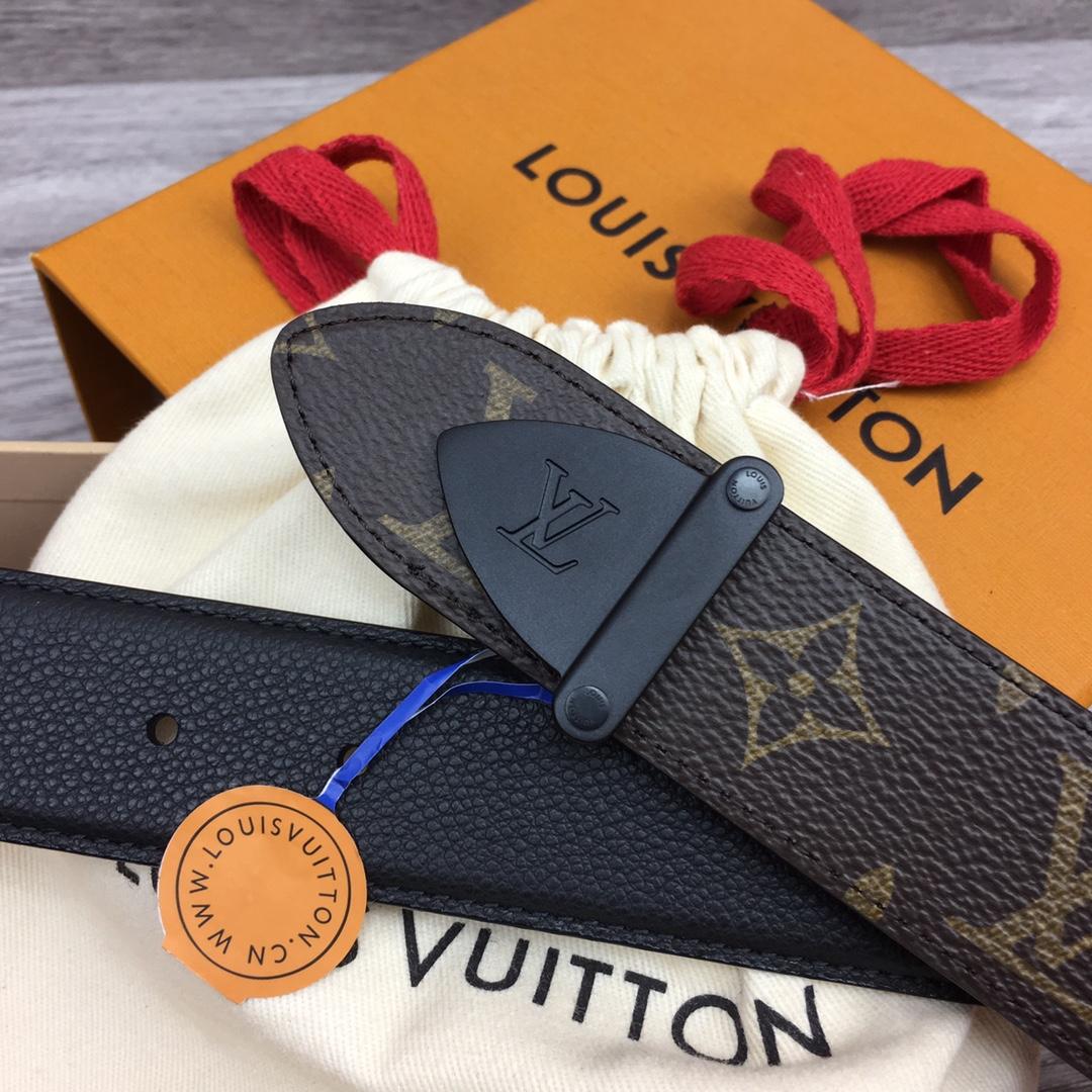 Louis Vuitton LV Trunk 35mm Reversible Belt - PerfectKickZ