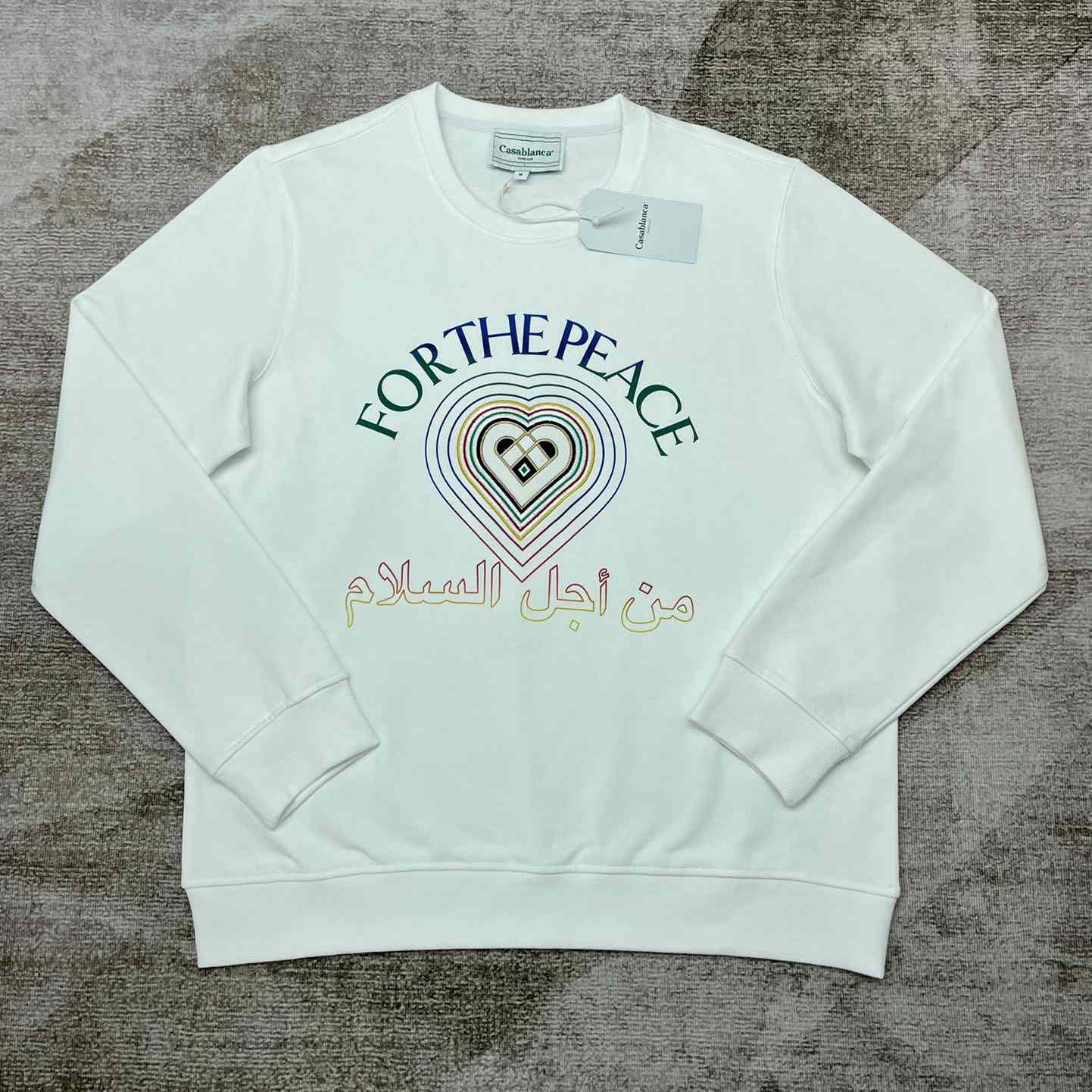 Casablanca For The Peace Embroidered Sweatshirt - PerfectKickZ