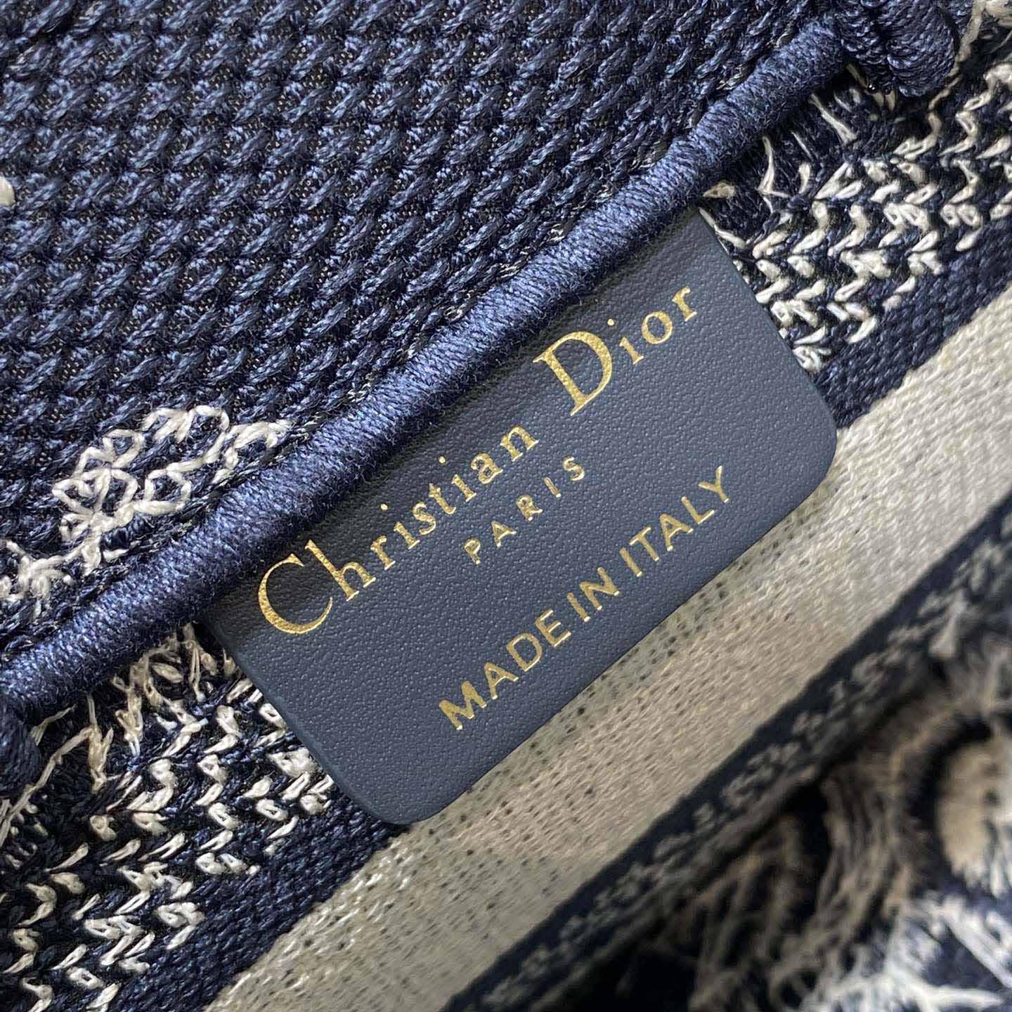 Dior Mini Dior Book Tote With Strap - PerfectKickZ
