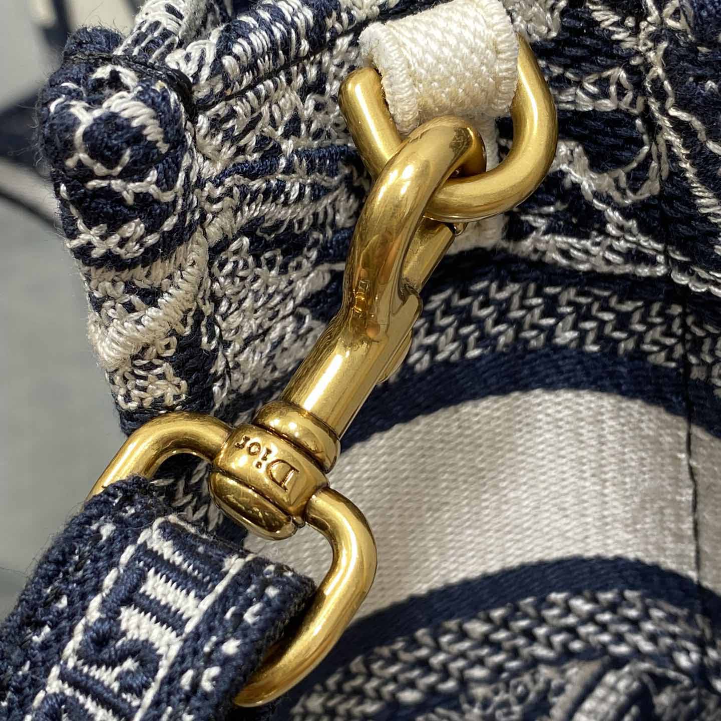 Dior Mini Dior Book Tote With Strap - PerfectKickZ
