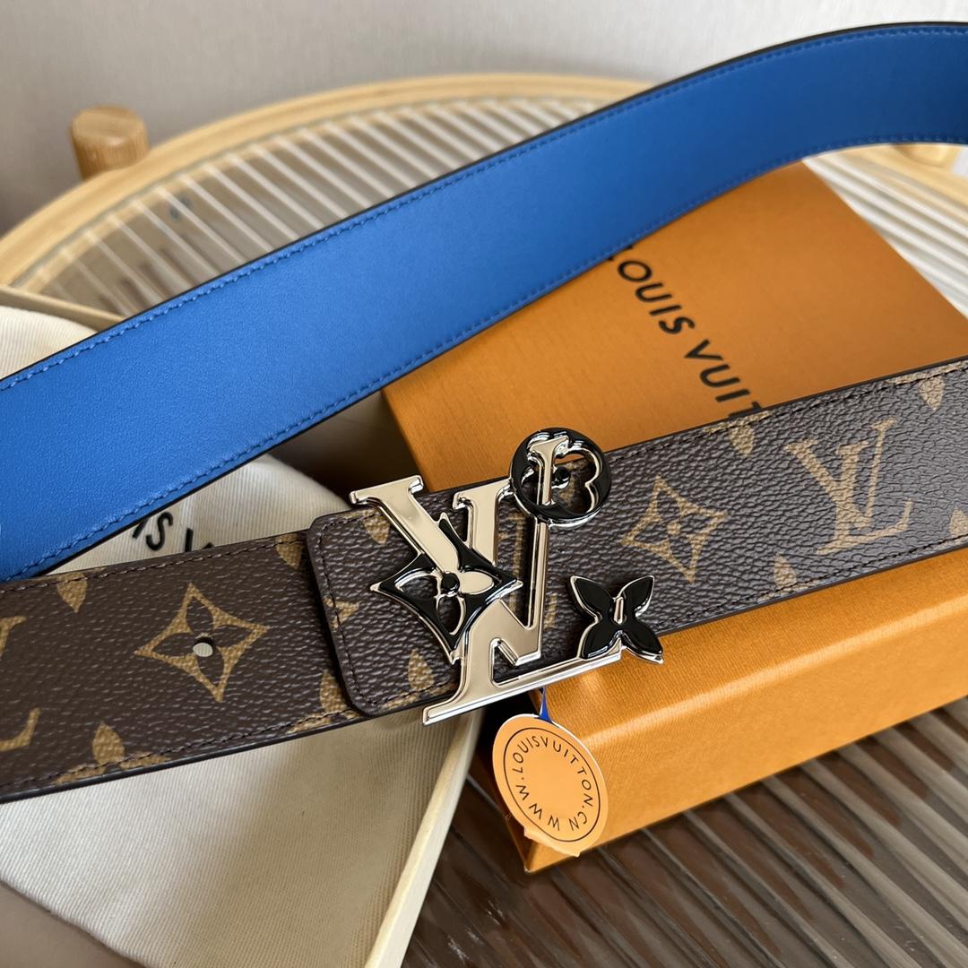 Louis Vuitton LV Blossom 40mm Reversible Belt - PerfectKickZ