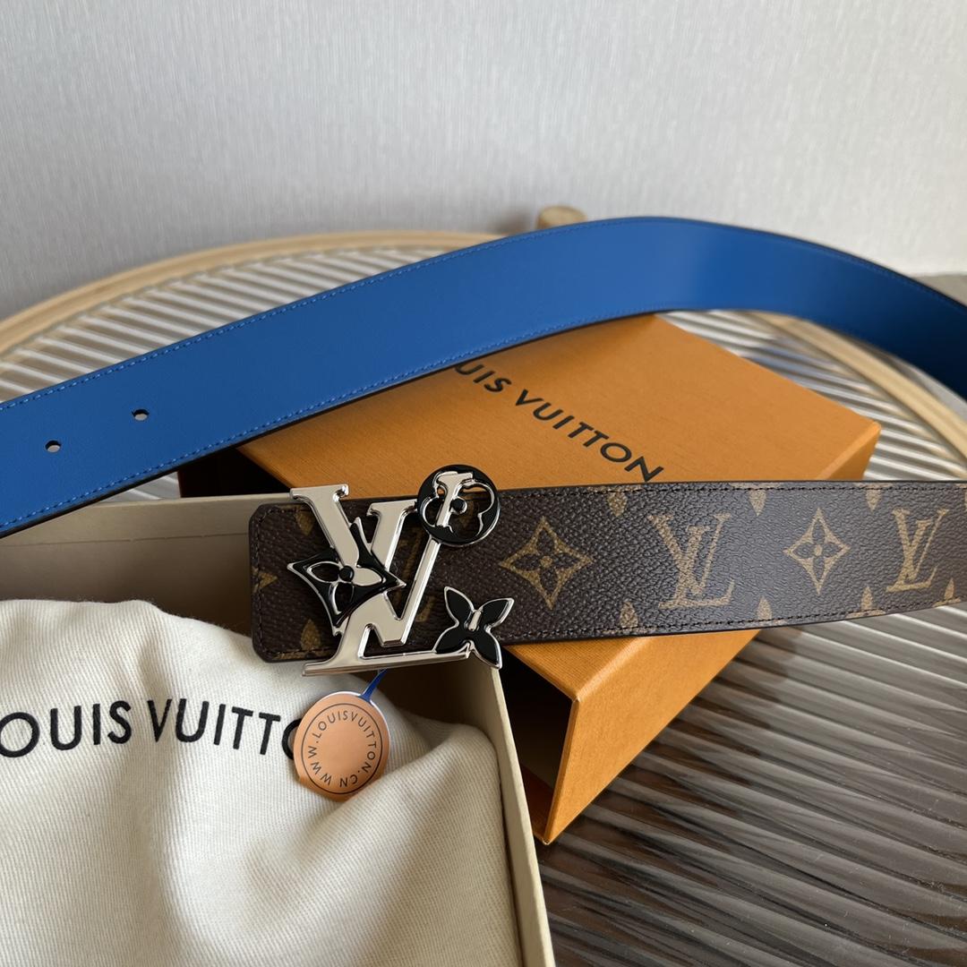 Louis Vuitton LV Blossom 40mm Reversible Belt - PerfectKickZ