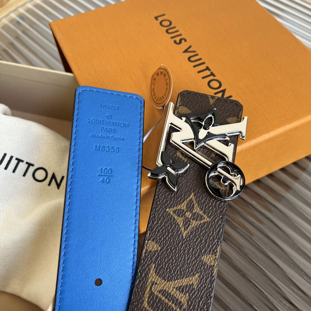 Louis Vuitton LV Blossom 40mm Reversible Belt - PerfectKickZ