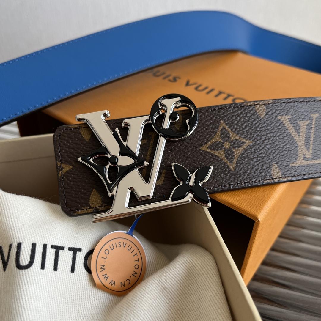 Louis Vuitton LV Blossom 40mm Reversible Belt - PerfectKickZ