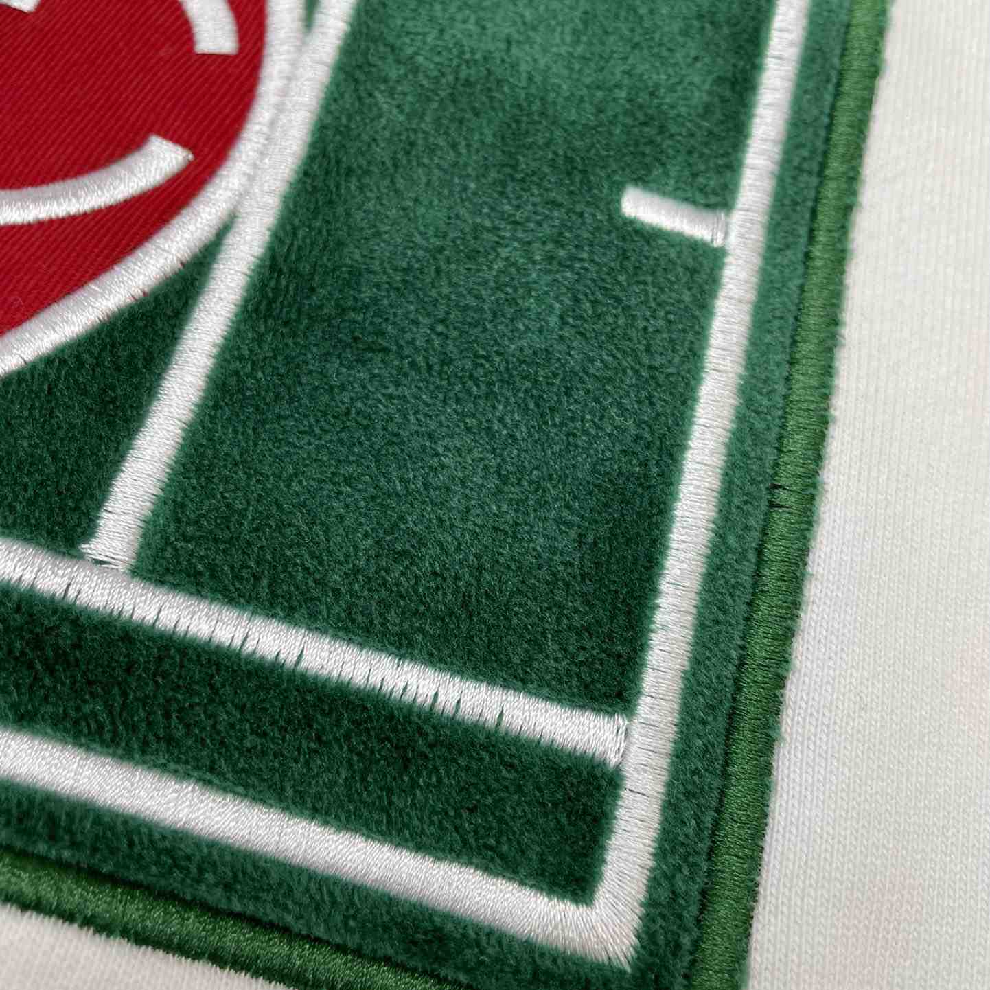 Casablanca Tennis Court Chenille Crew Sweat - PerfectKickZ