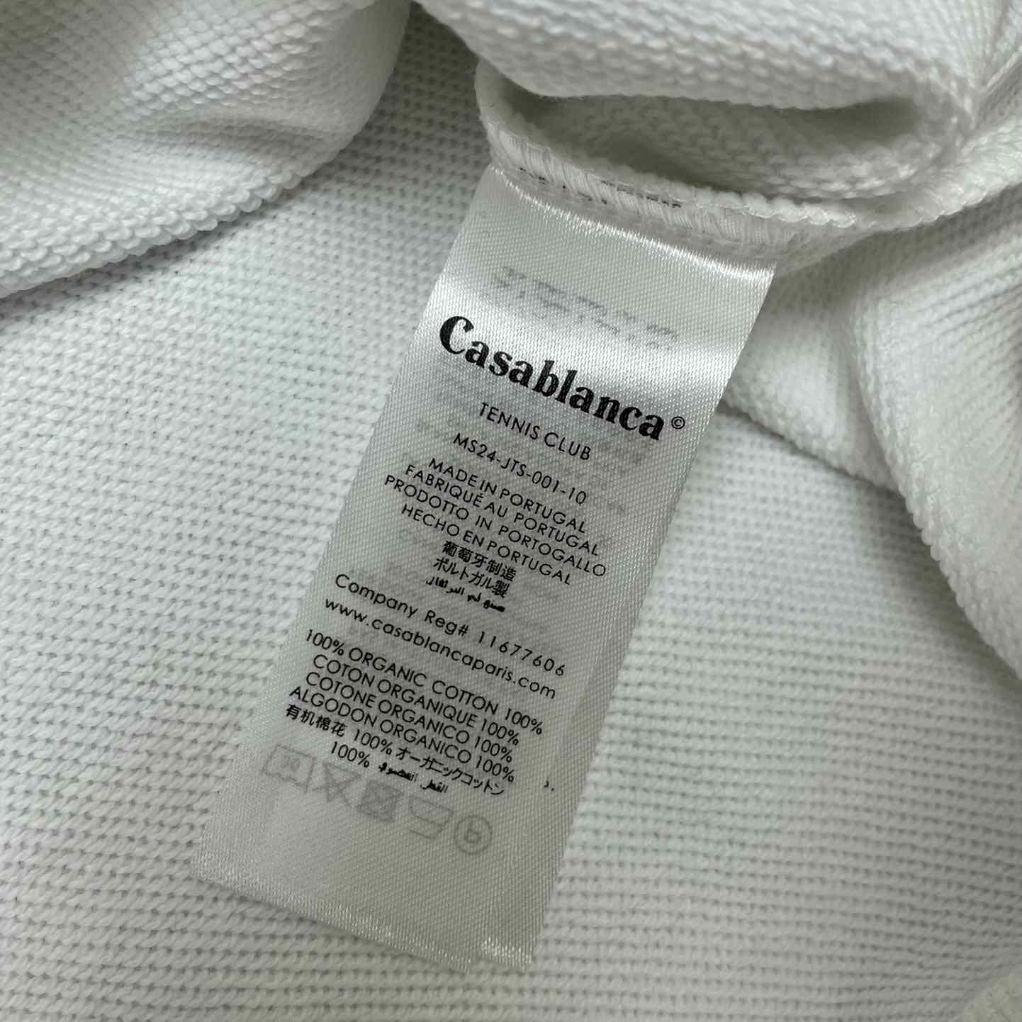 Casablanca Tennis Court Chenille Crew Sweat - PerfectKickZ