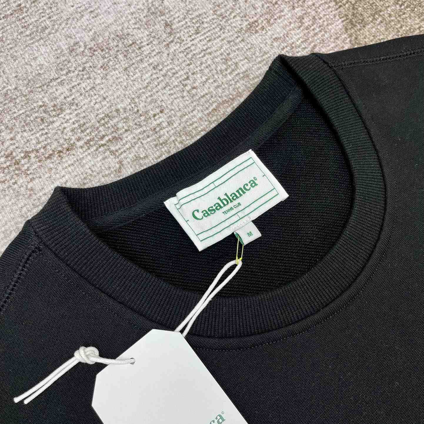 Casablanca Tennis Court Chenille Crew Sweat - PerfectKickZ