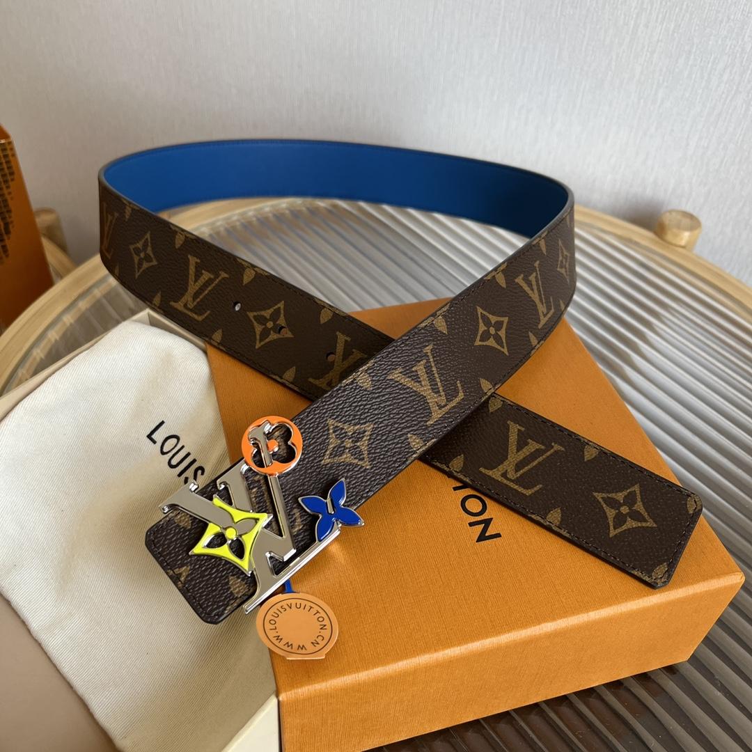 Louis Vuitton LV Blossom 40mm Reversible Belt    M8350U - PerfectKickZ