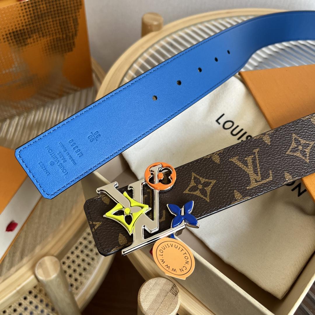 Louis Vuitton LV Blossom 40mm Reversible Belt    M8350U - PerfectKickZ