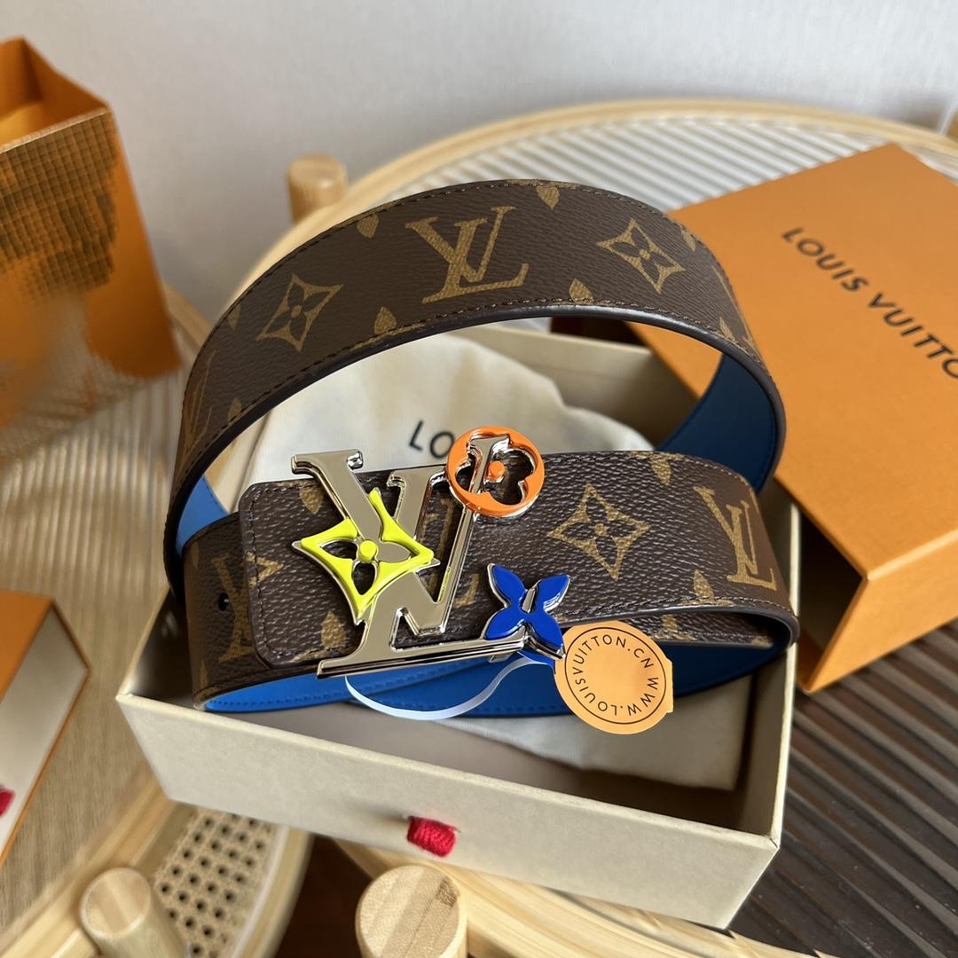 Louis Vuitton LV Blossom 40mm Reversible Belt    M8350U - PerfectKickZ