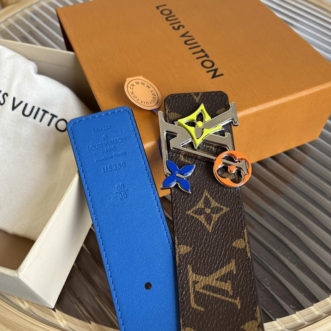 Louis Vuitton LV Blossom 40mm Reversible Belt    M8350U - PerfectKickZ