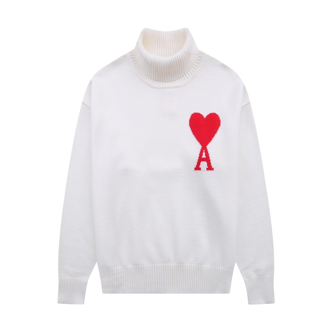 Ami De Coeur Virgin Wool Turtleneck Jumper - PerfectKickZ