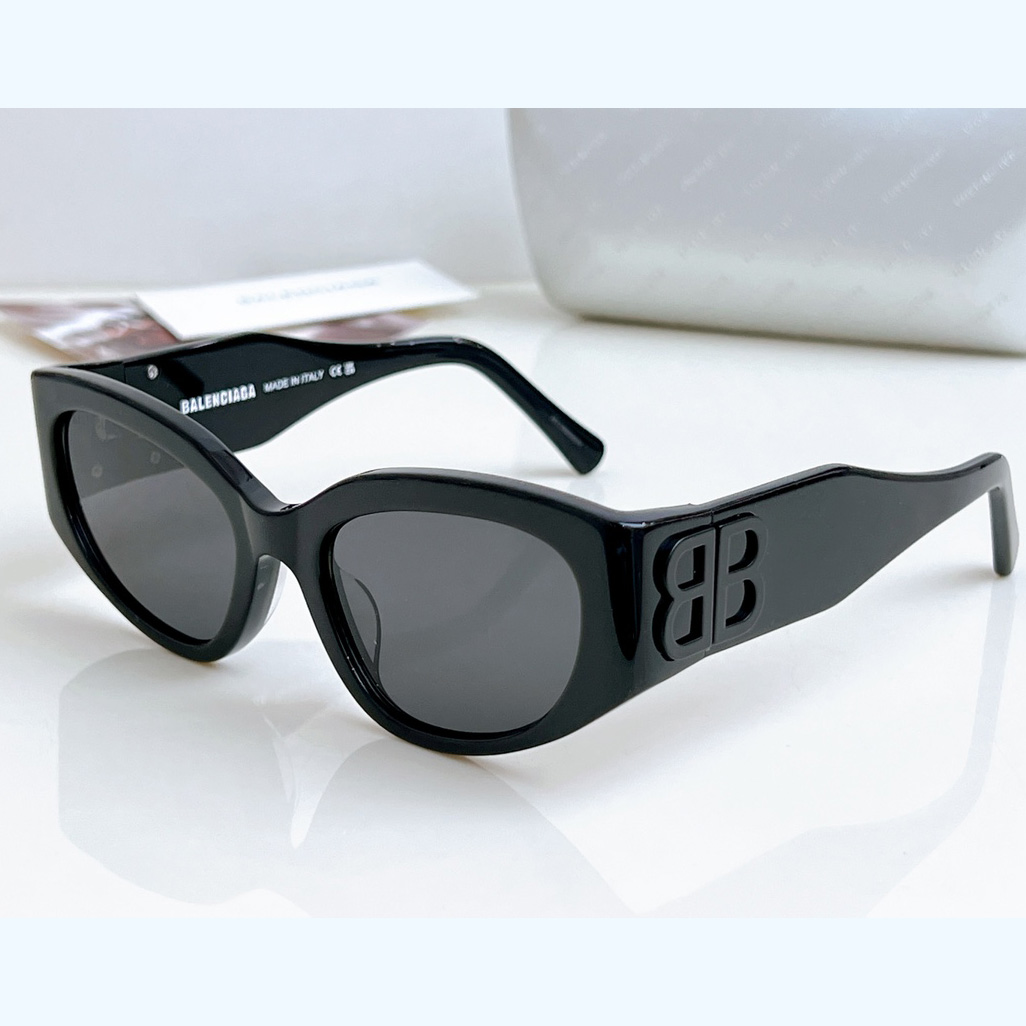 Balenciaga Bossy Round AF Sunglasses In Black  BB0324 - PerfectKickZ