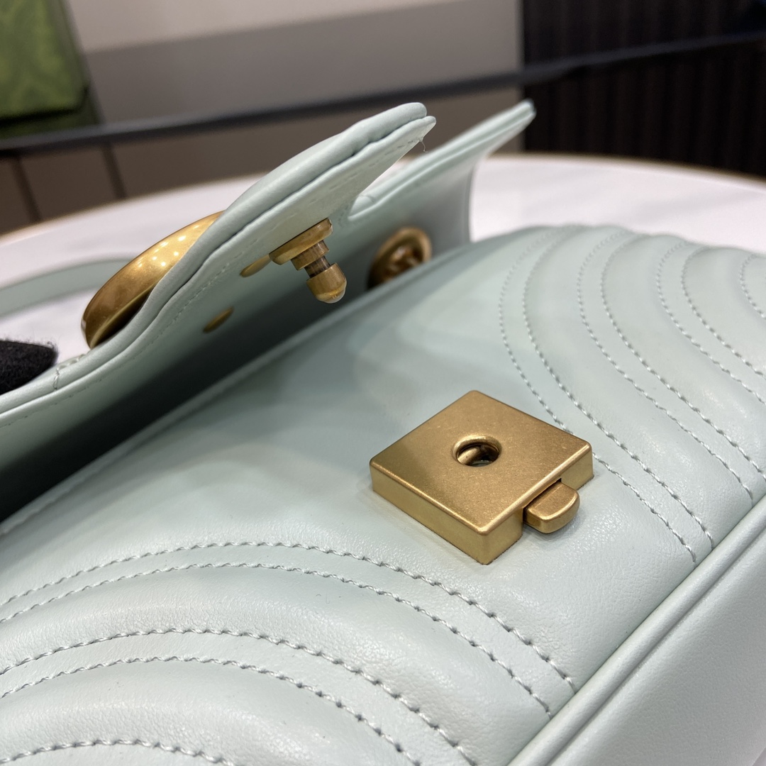 Gucci GG Marmont Matelassé Mini Bag - PerfectKickZ