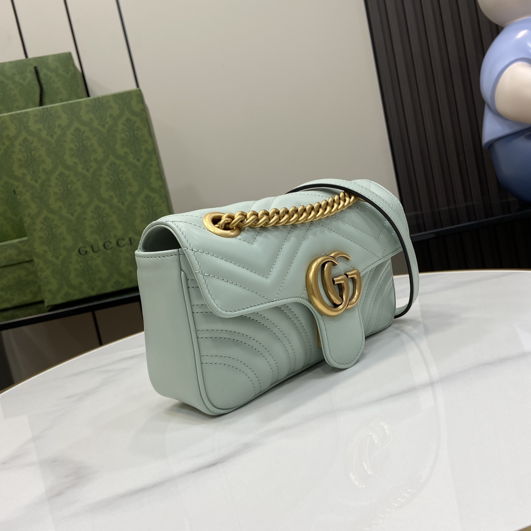 Gucci GG Marmont Matelassé Mini Bag - PerfectKickZ