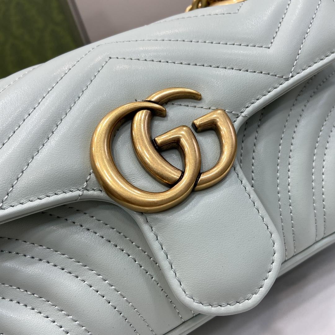 Gucci GG Marmont Matelassé Mini Bag - PerfectKickZ