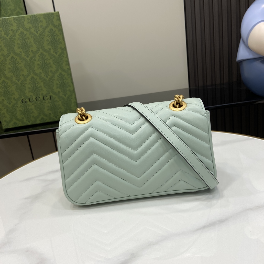 Gucci GG Marmont Matelassé Mini Bag - PerfectKickZ