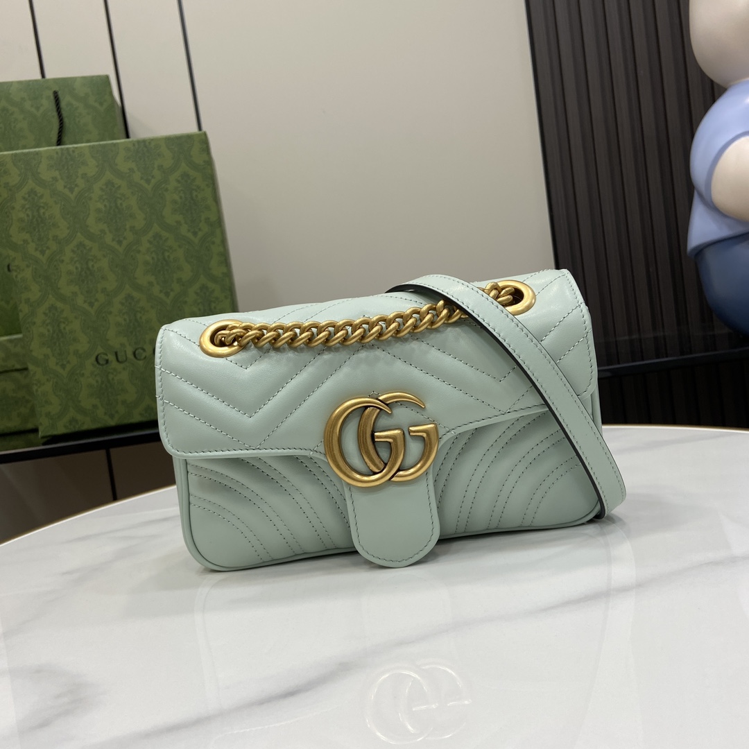 Gucci GG Marmont Matelassé Mini Bag - PerfectKickZ