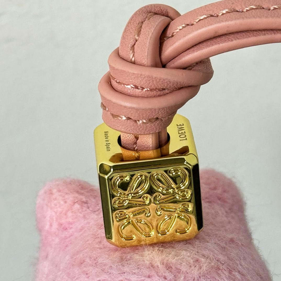 Loewe Pig Charm In Felt - PerfectKickZ