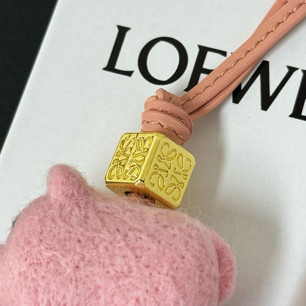Loewe Pig Charm In Felt - PerfectKickZ