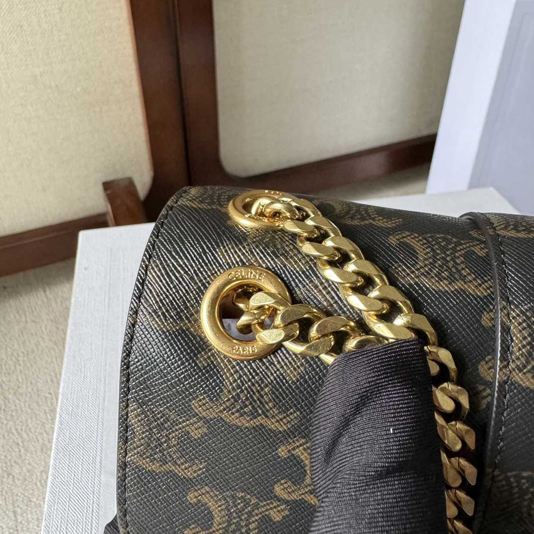 Celine Medium Celine Victoire Bag In Triomphe Canvas - PerfectKickZ